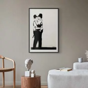 Plakat - Pocałunek policjantów - obrazek 5