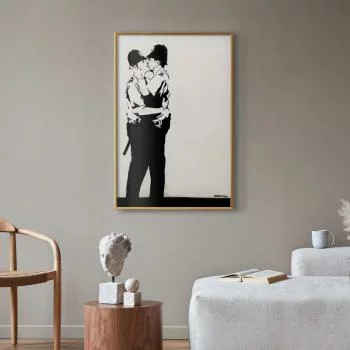 Plakat - Pocałunek policjantów - obrazek 5