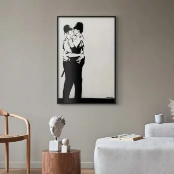 Plakat - Pocałunek policjantów - obrazek 5