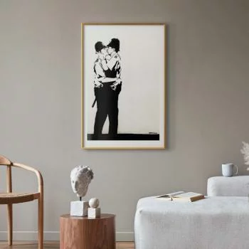 Plakat - Pocałunek policjantów - obrazek 5