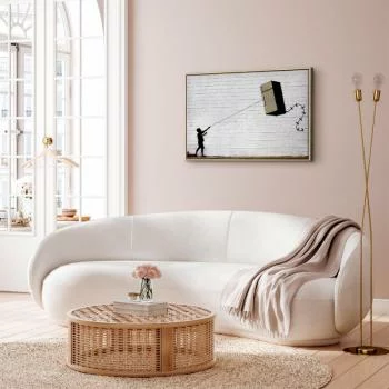 Obraz - Latająca lodówka (1-częściowy) szeroki - obrazek 5