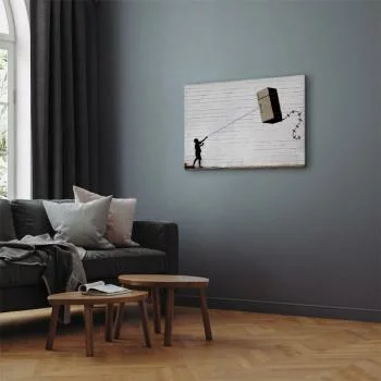 Obraz - Latająca lodówka (1-częściowy) szeroki - obrazek 5