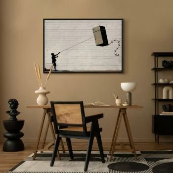 Obraz - Latająca lodówka (1-częściowy) szeroki - obrazek 7