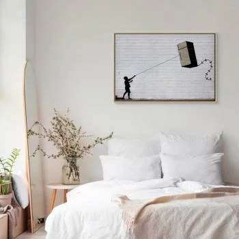 Obraz - Latająca lodówka (1-częściowy) szeroki - obrazek 6