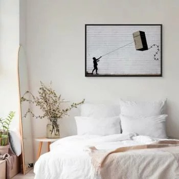 Obraz - Latająca lodówka (1-częściowy) szeroki - obrazek 6