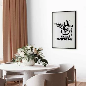 Plakat - Mona Lisa z bazuką - obrazek 2