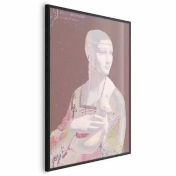 Plakat - Pastelowa dama