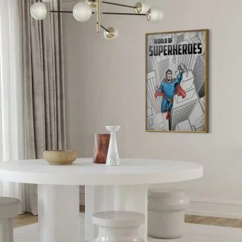 Plakat - World of Superheroes - obrazek 2