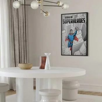 Plakat - World of Superheroes - obrazek 2