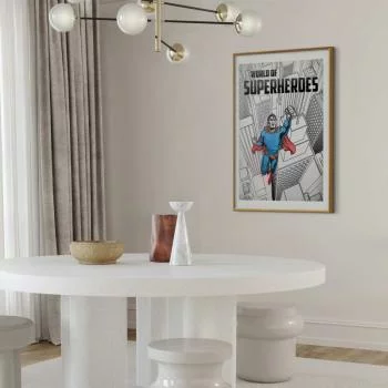 Plakat - World of Superheroes - obrazek 2
