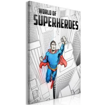 Obraz - World of Superheroes (1-częściowy) pionowy - obrazek 2