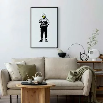 Plakat - Uśmiechnięty policjant - obrazek 5