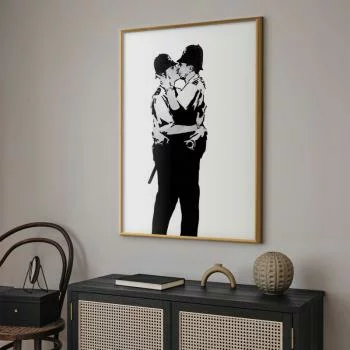 Plakat - Kissing Coppers - obrazek 2