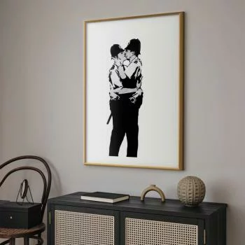 Plakat - Kissing Coppers - obrazek 2