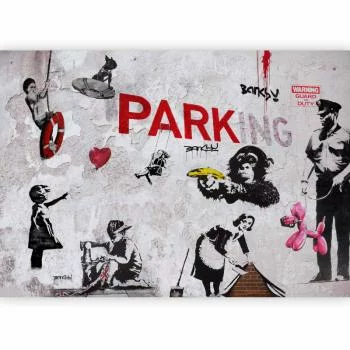 Fototapeta - Różnorodność graffity (Banksy) - obrazek 5