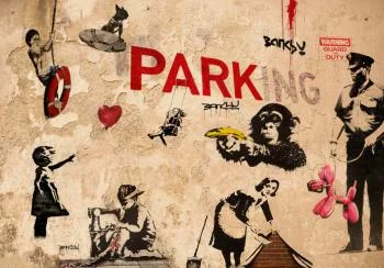 Fototapeta - Wachlarz rozmaitości (Banksy) - obrazek 6
