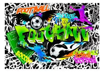 Fototapeta wodoodporna - Piłkarskie graffiti - obrazek 2