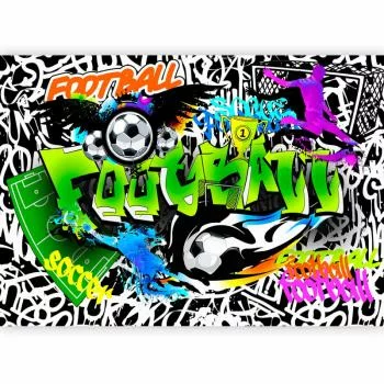 Fototapeta - Piłkarskie graffiti - obrazek 5