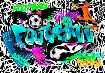 Fototapeta - Sportowe graffiti - obrazek 6