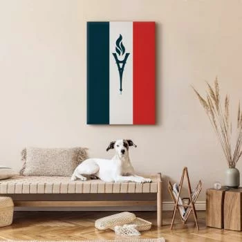 Obraz - Znicz na tle flagi Francji - obrazek 5