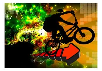 Fototapeta wodoodporna - Rowerowe ewolucje - obrazek 2