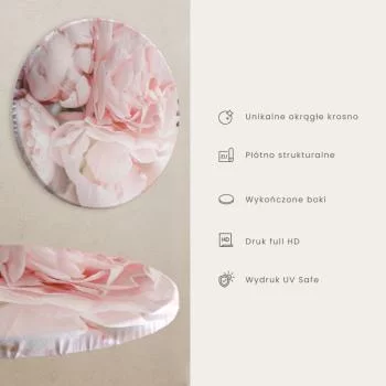 Obraz okrągły - Kula dyskotekowa rose gold - obrazek 2