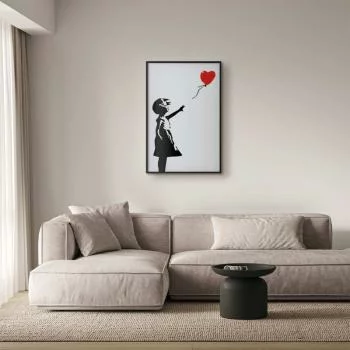 Plakat - Dziewczynka z balonem - obrazek 5