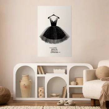 Plakat - Mała czarna sukienka - obrazek 2