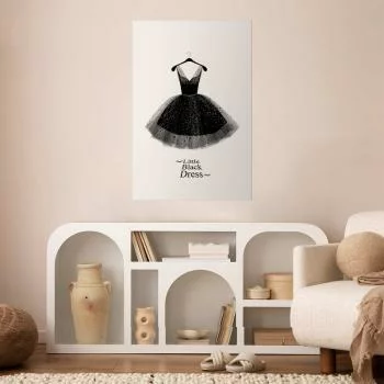 Plakat - Mała czarna sukienka - obrazek 2
