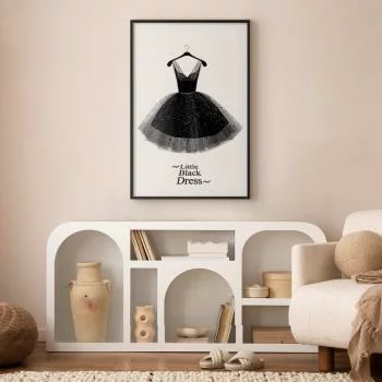 Plakat - Mała czarna sukienka - obrazek 2