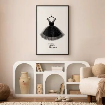 Plakat - Mała czarna sukienka - obrazek 2
