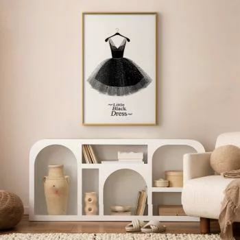 Plakat - Mała czarna sukienka - obrazek 2