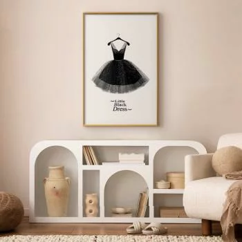 Plakat - Mała czarna sukienka - obrazek 2