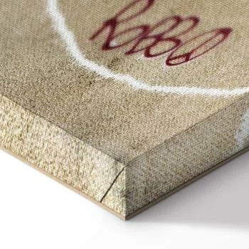 Obraz - Samolot Banksy (1-częściowy) - graffiti czerwone napisy na tle muralu - obrazek 8