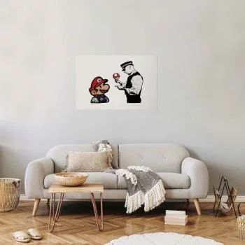 Plakat - Banksy: Grzybiarz - obrazek 2