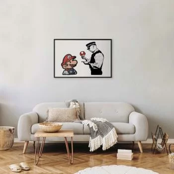 Plakat - Banksy: Grzybiarz - obrazek 2