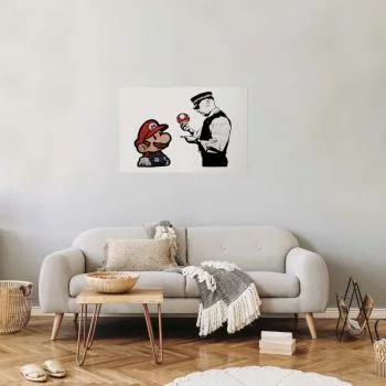 Plakat - Banksy: Grzybiarz - obrazek 2