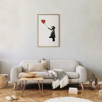 Plakat - Banksy: Dziewczynka z balonem - obrazek 2