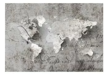 Fototapeta - Mapa i list - obrazek 2