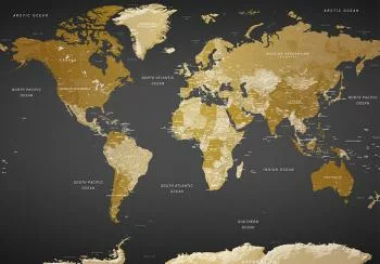 Fototapeta - Mapa świata: Nowoczesna geografia - obrazek 6