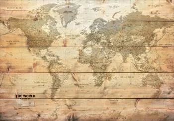Fototapeta - Mapa na deskach - obrazek 6