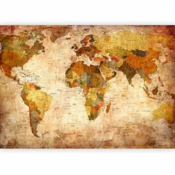 Fototapeta - Stara mapa świata - obrazek 5
