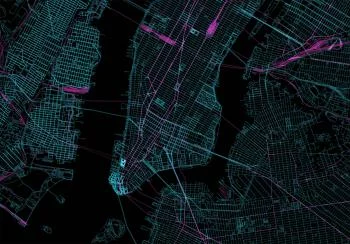 Fototapeta - Błękitny Manhattan - obrazek 6