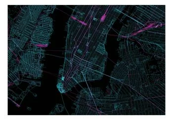 Fototapeta - Błękitny Manhattan - obrazek 2