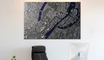Obraz na korku - Centrum Kopenhagi [Mapa korkowa] - obrazek 2