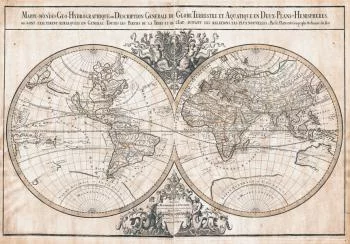Fototapeta - Mappe-Monde Geo-Hydrographique - obrazek 6