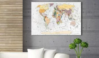 Obraz na korku - Mury świata [Mapa korkowa] - obrazek 2