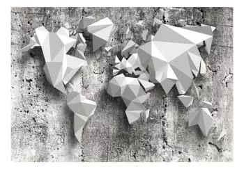 Fototapeta wodoodporna - Mapa świata: origami - obrazek 2