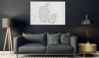 Obraz na korku - Geometryczna kraina [Mapa korkowa] - obrazek 2