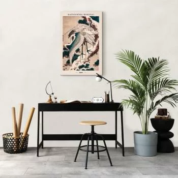 Obraz - Japońskie żurawie (1-częściowy) pionowy - obrazek 7